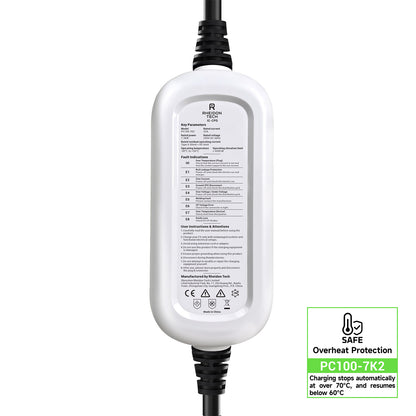 Rheidon prijenosni EV punjač od 7,2 kW